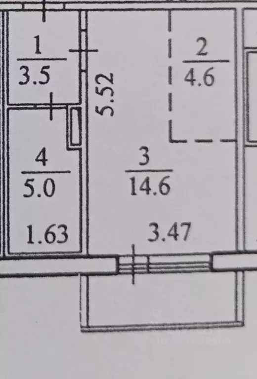 Студия Новосибирская область, Новосибирск ул. Петухова, 168 (27.7 м) - Фото 1