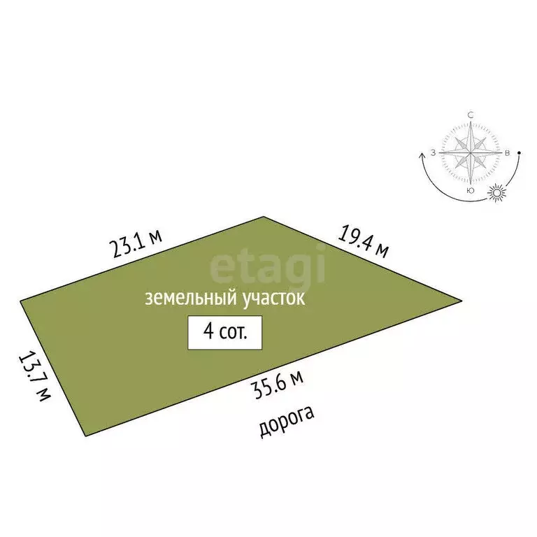 Участок в Тюменский муниципальный округ, село Кулига (4 м) - Фото 1