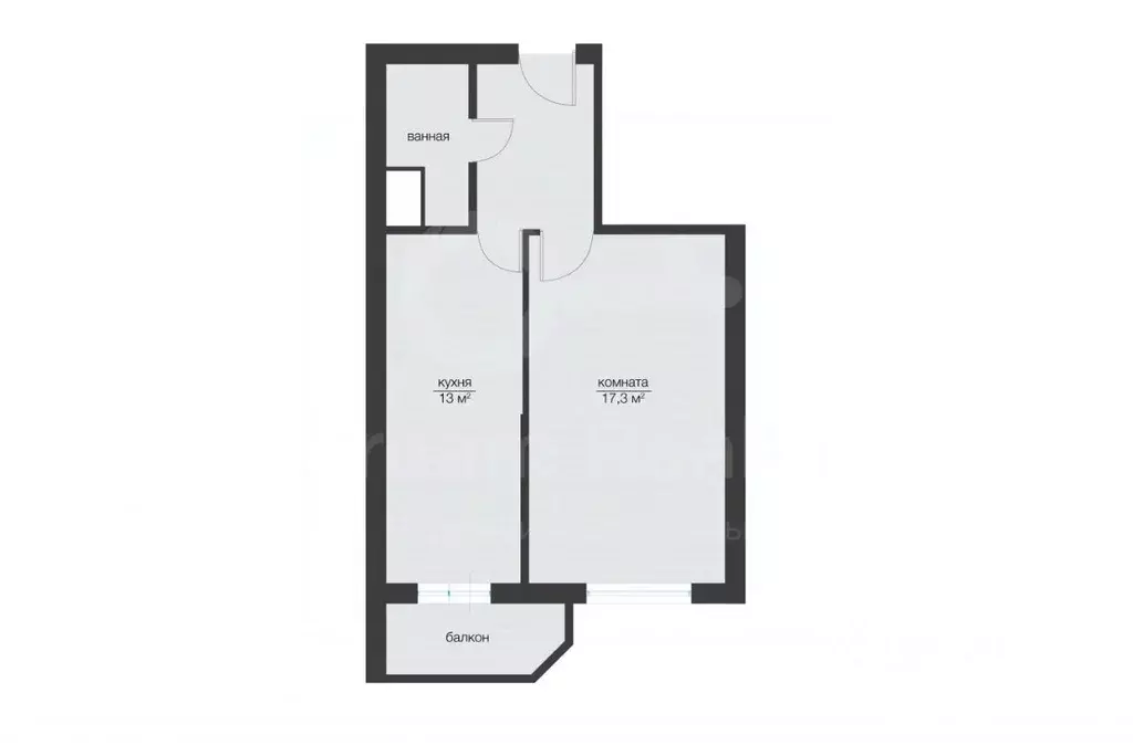 1-к кв. Московская область, Истра муниципальный округ, с. Рождествено ... - Фото 1