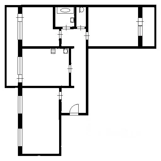 3-к кв. Санкт-Петербург ул. Уточкина, 2К1 (78.0 м) - Фото 1