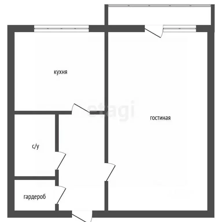 1-к кв. Челябинская область, Троицк 2-й мкр, 11 (35.1 м) - Фото 2
