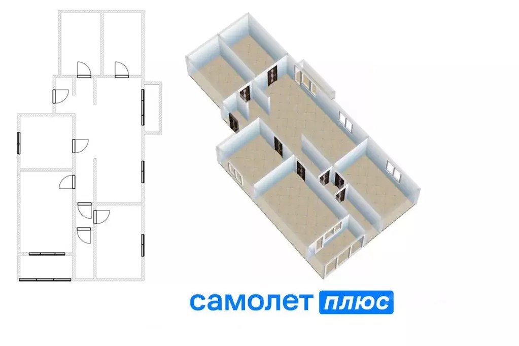 4-к кв. Кемеровская область, Кемерово Комсомольский просп., 25 (96.4 ... - Фото 2