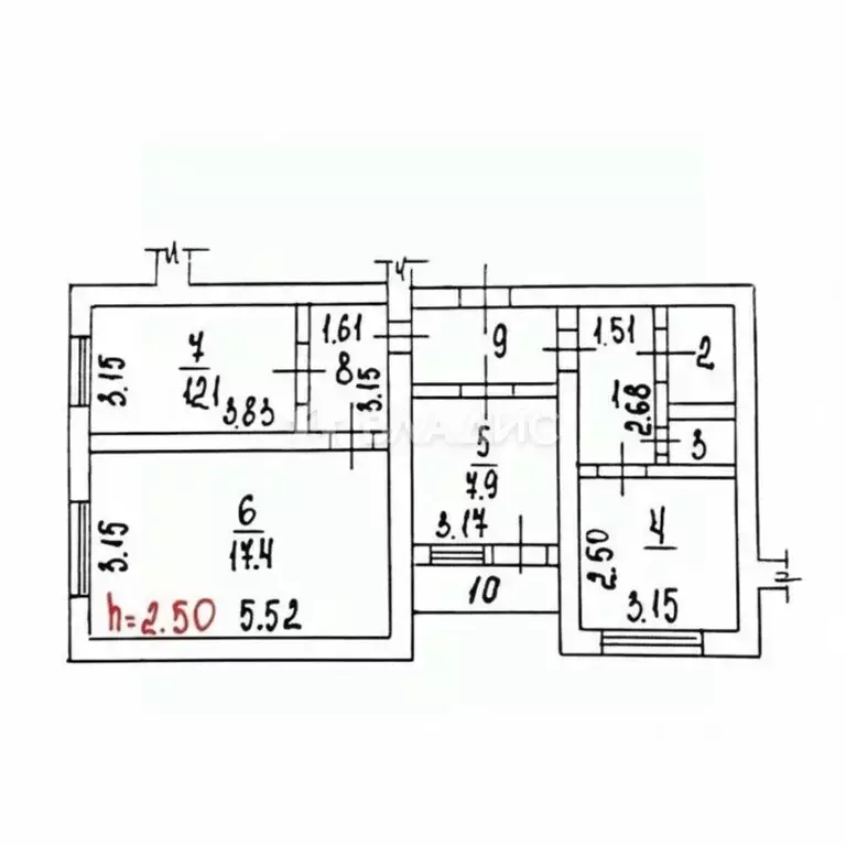3-к кв. Белгородская область, Белгородский район, Разумное рп ул. ... - Фото 2
