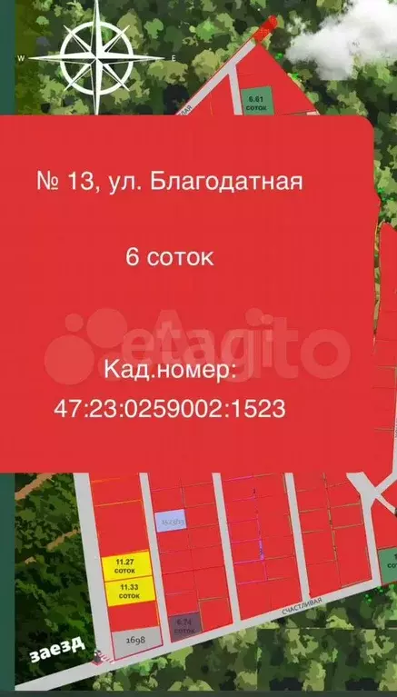 Участок 6 сот. (СНТ, ДНП) - Фото 1