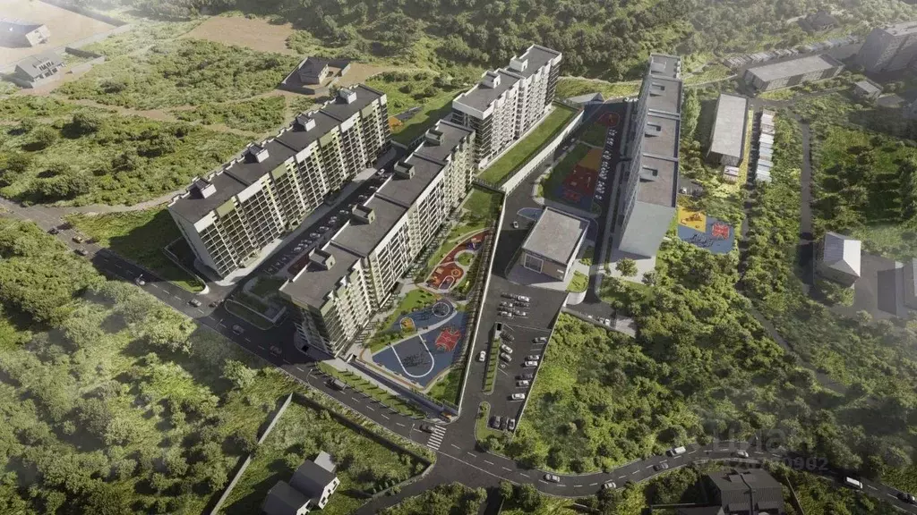 1-к кв. Крым, Феодосия ул. Грина, 45 (35.68 м) - Фото 2