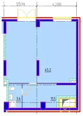 Помещение свободного назначения (63.4 м) - Фото 2