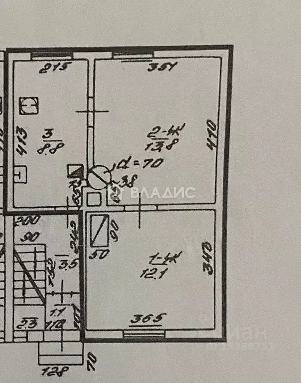 2-к кв. Калининградская область, Багратионовск ул. Т. Шевченко, 50 ... - Фото 2