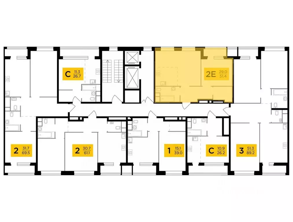 2-к кв. Москва Филатов Луг жилой комплекс, к6 (51.4 м) - Фото 0