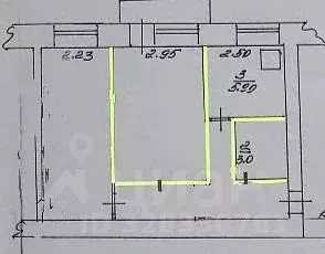 2-к кв. Омская область, Омск Учебная ул., 185 (42.2 м) - Фото 1