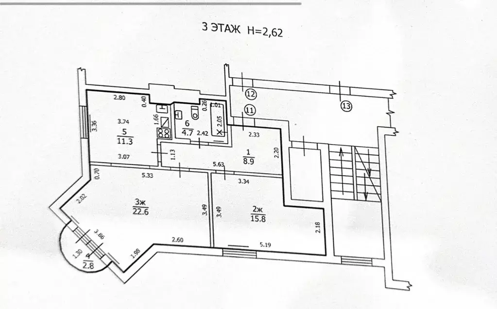 2-к кв. Калининградская область, Светлогорск ул. Ленина, 6 (66.0 м) - Фото 1