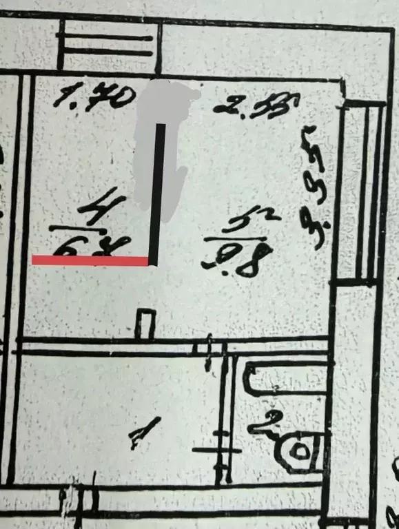 2-к кв. Томская область, Томск Тверская ул., 51/1 (23.1 м) - Фото 2