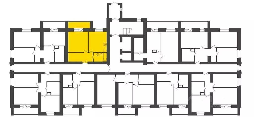 1-к кв. Брянская область, Клинцы ул. Ворошилова, 35Т (44.0 м) - Фото 1