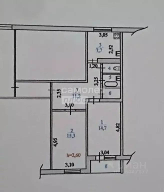 2-к кв. Пензенская область, Пенза просп. Строителей, 148 (54.1 м) - Фото 2