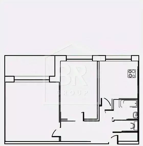 2-к кв. Санкт-Петербург Искровский просп., 6К6 (46.3 м) - Фото 1