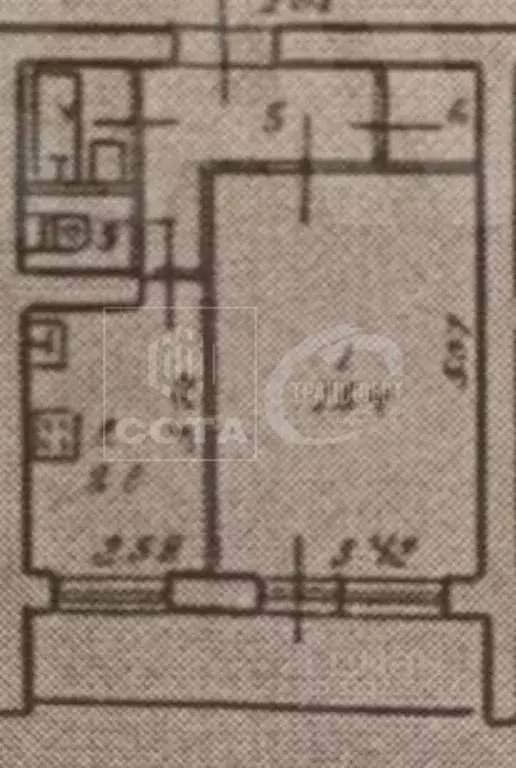 1-к кв. Воронежская область, Воронеж ул. Моисеева, 61 (36.0 м) - Фото 1