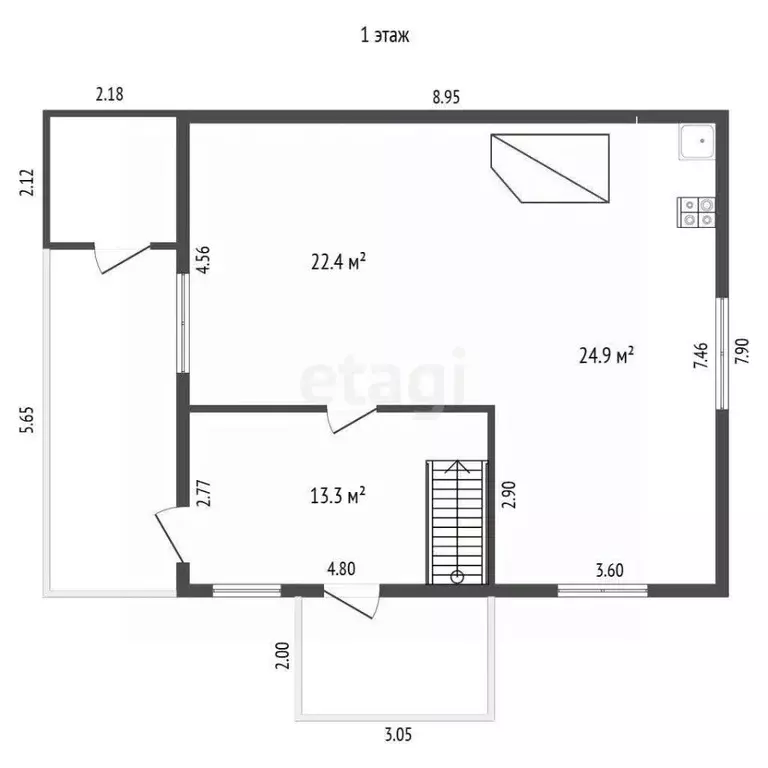 Дом в Вологодская область, Шекснинский муниципальный округ, д. ... - Фото 2