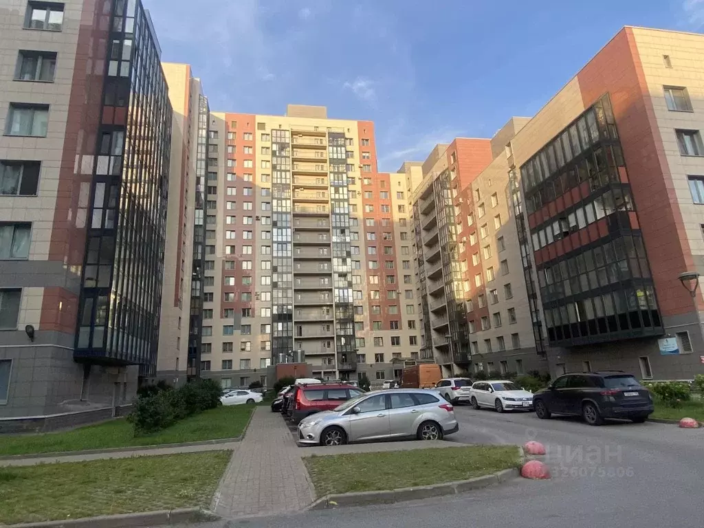 1-к кв. Санкт-Петербург ул. Адмирала Трибуца, 8 (44.6 м) - Фото 1