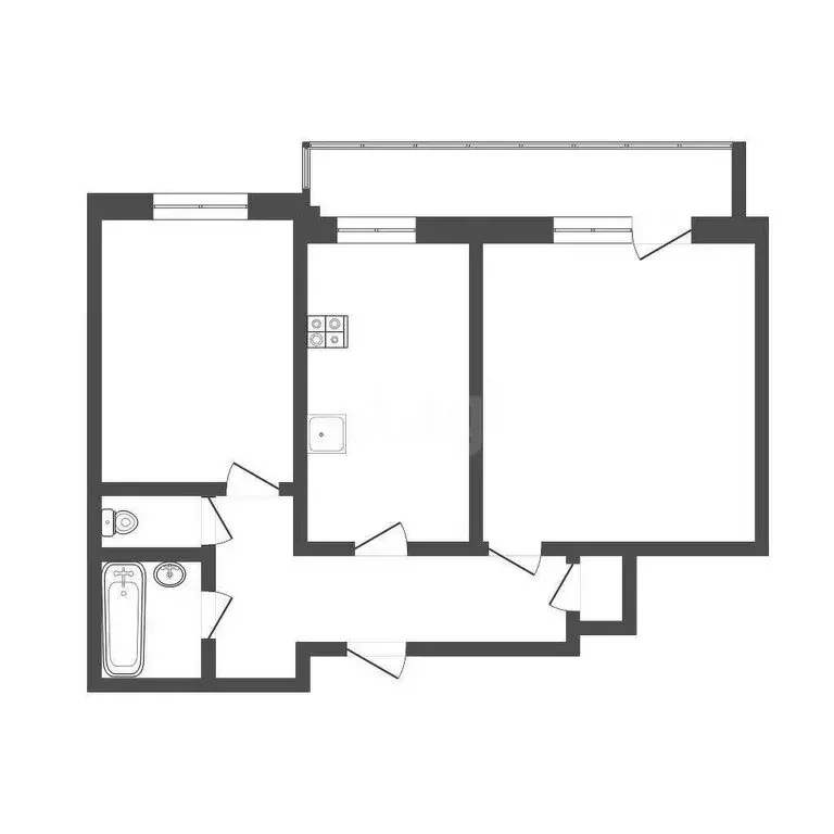 2-комнатная квартира: Иркутск, улица Красных Мадьяр, 78 (48.5 м) - Фото 0