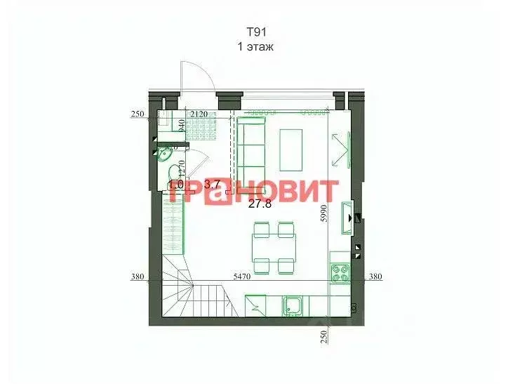 Таунхаус в Новосибирская область, Новосибирский район, Мичуринский ... - Фото 1