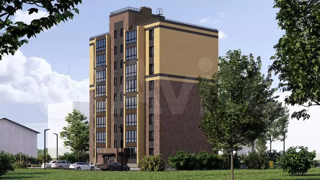 2-к. квартира, 64,4 м, 8/8 эт. - Фото 0