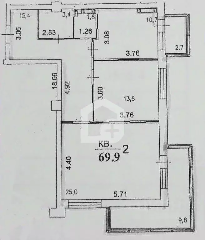 2-к кв. Томская область, Томск Уютный жилой квартал, ул. Маяковского, ... - Фото 2