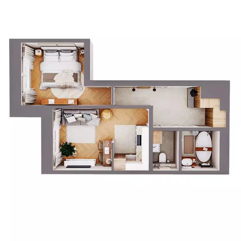 2-комнатная квартира: Иркутск, Култукская улица (44.37 м) - Фото 1