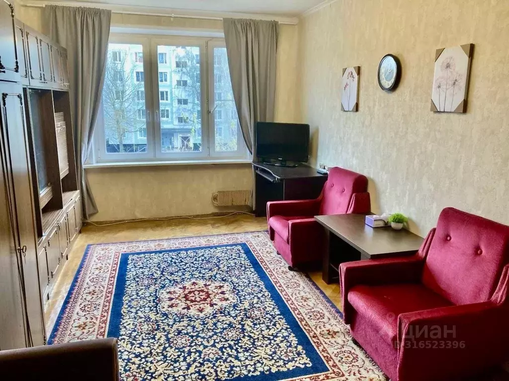 1-к кв. Москва ул. Исаковского, 14К1 (32.5 м) - Фото 0