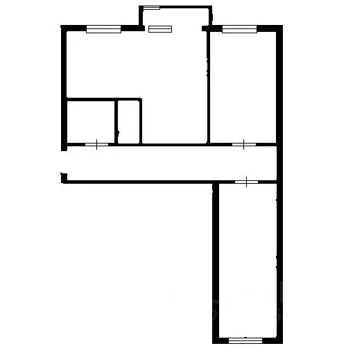 3-к кв. Башкортостан, Уфа Комсомольская ул., 12 (55.5 м) - Фото 1
