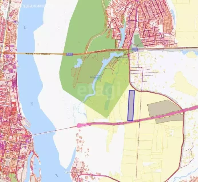 Участок в Амурская область, Благовещенский муниципальный округ, ... - Фото 1