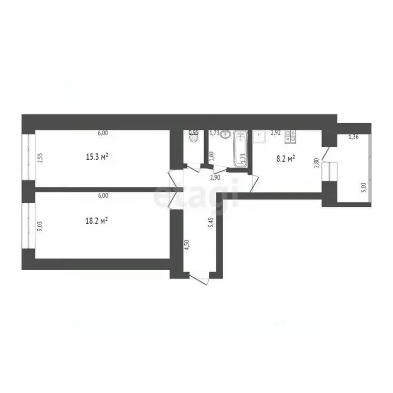 2-к кв. Башкортостан, Стерлитамак просп. Октября, 85 (74.5 м) - Фото 2