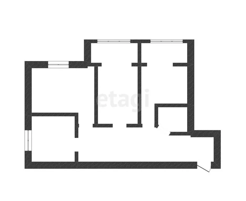 3-комнатная квартира: село Терскол, Баксанская улица, 26 (69.6 м) - Фото 0