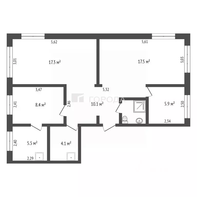 Офис в Новосибирская область, Новосибирск ул. Достоевского, 5 (72 м) - Фото 1