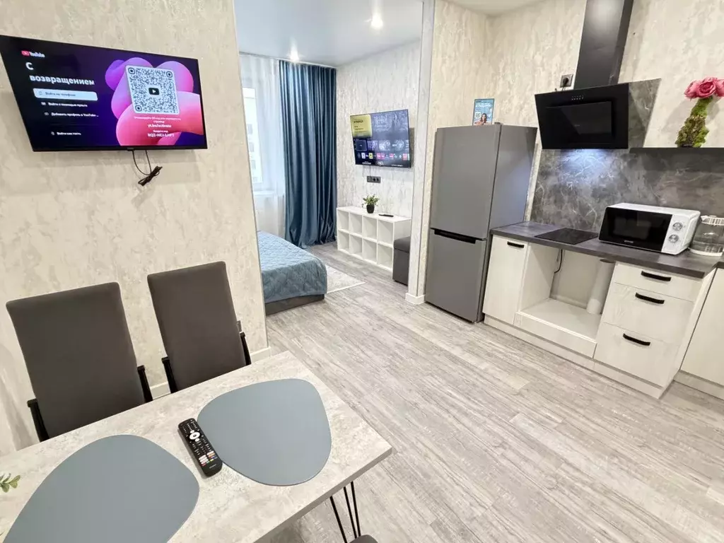 Студия Тюменская область, Тюмень ул. Республики, 204к11 (33.0 м) - Фото 1