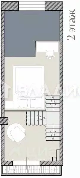 Студия Санкт-Петербург Прилукская ул., 35 (36.0 м) - Фото 2