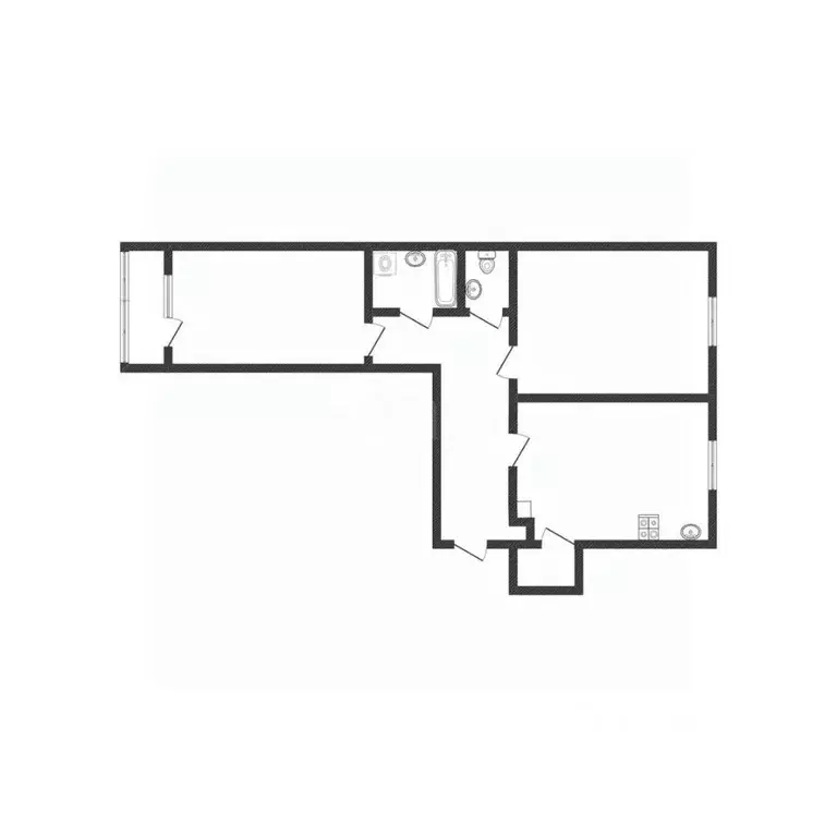 2-к кв. Смоленская область, Смоленский муниципальный округ, с. Печерск ... - Фото 2
