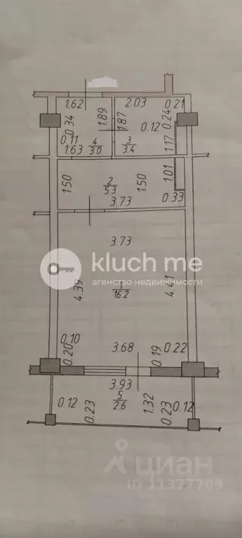 1-к кв. Татарстан, Казань ул. Академика Сахарова, 18 (27.9 м) - Фото 2