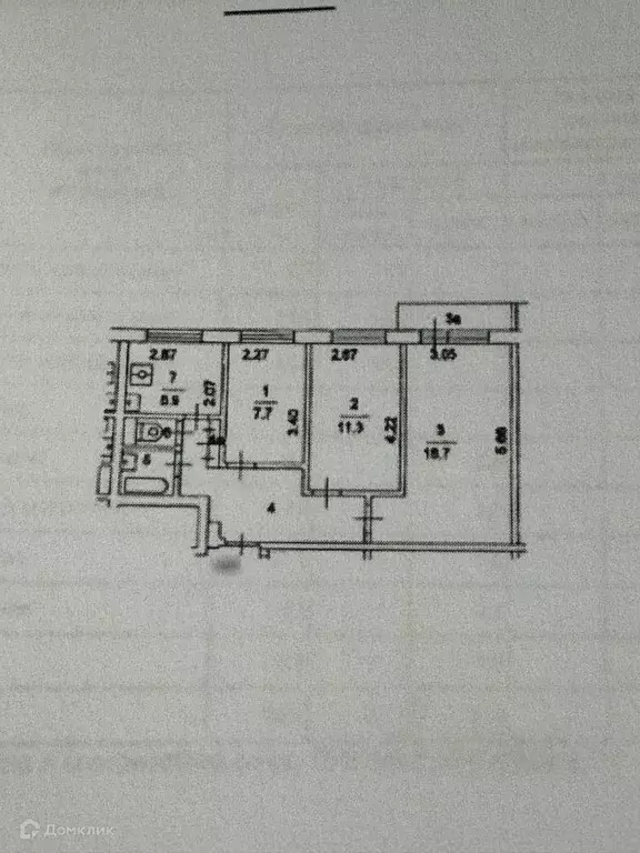 Продаётся 3-к квартира, 57 м - Фото 1