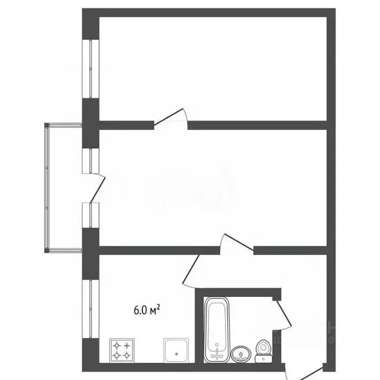 2-к кв. Ярославская область, Ярославль Автозаводская ул., 95 (44.6 м) - Фото 2