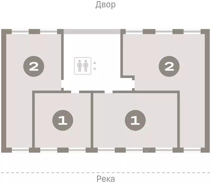 1-к кв. Новосибирская область, Новосибирск Зыряновская ул., 53с (64.42 ... - Фото 1