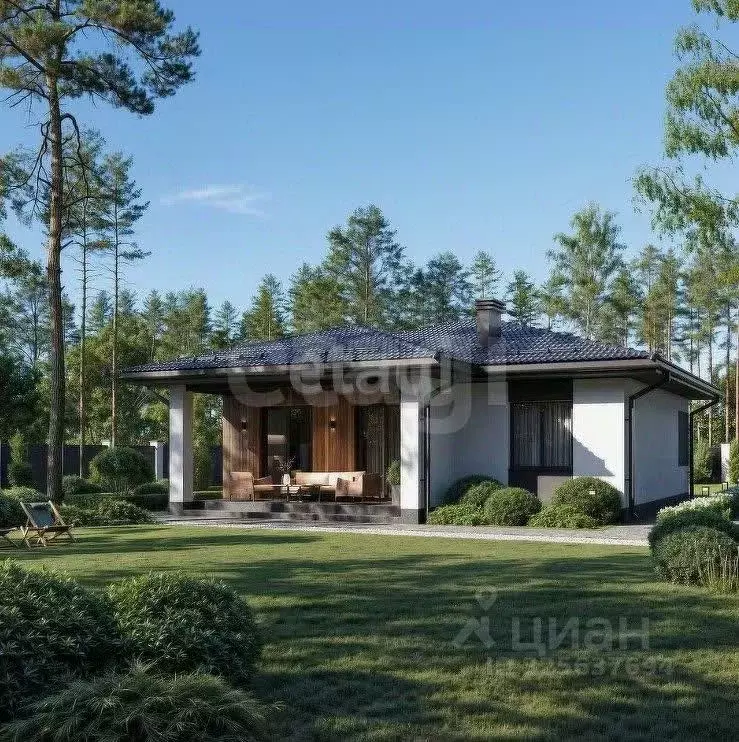 Дом в Курская область, Курский район, Моковский сельсовет, д. 1-я ... - Фото 1