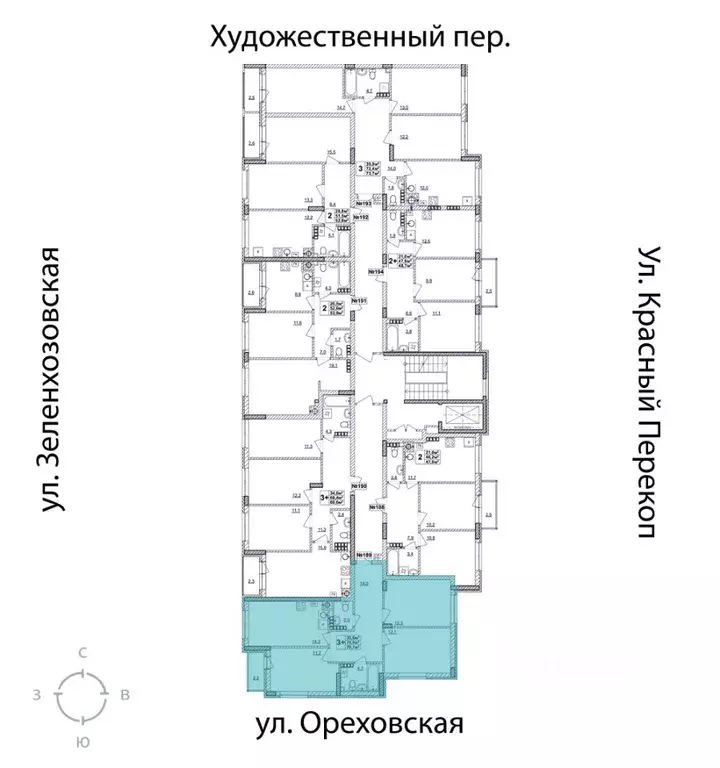 3-к кв. Нижегородская область, Нижний Новгород Смородина жилой ... - Фото 2