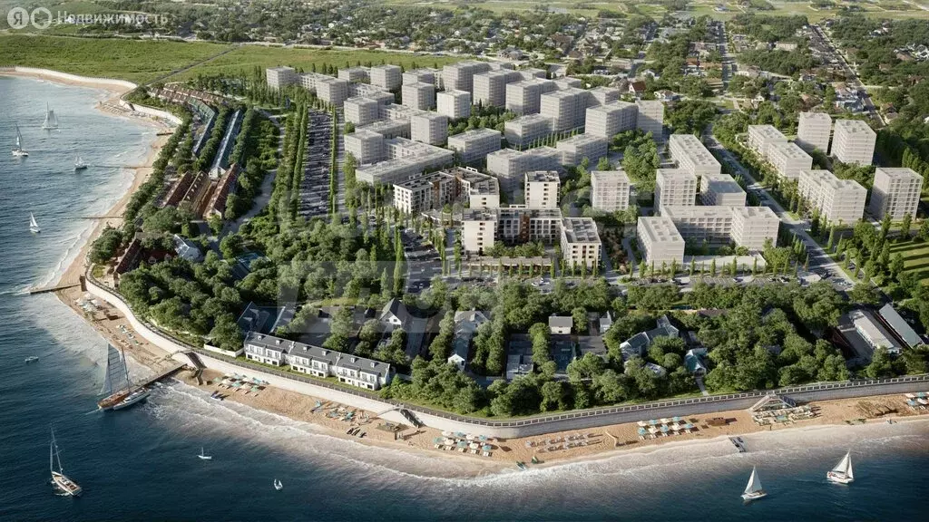 Квартира-студия: Николаевка, Севастопольская улица, 15 (30.6 м) - Фото 1