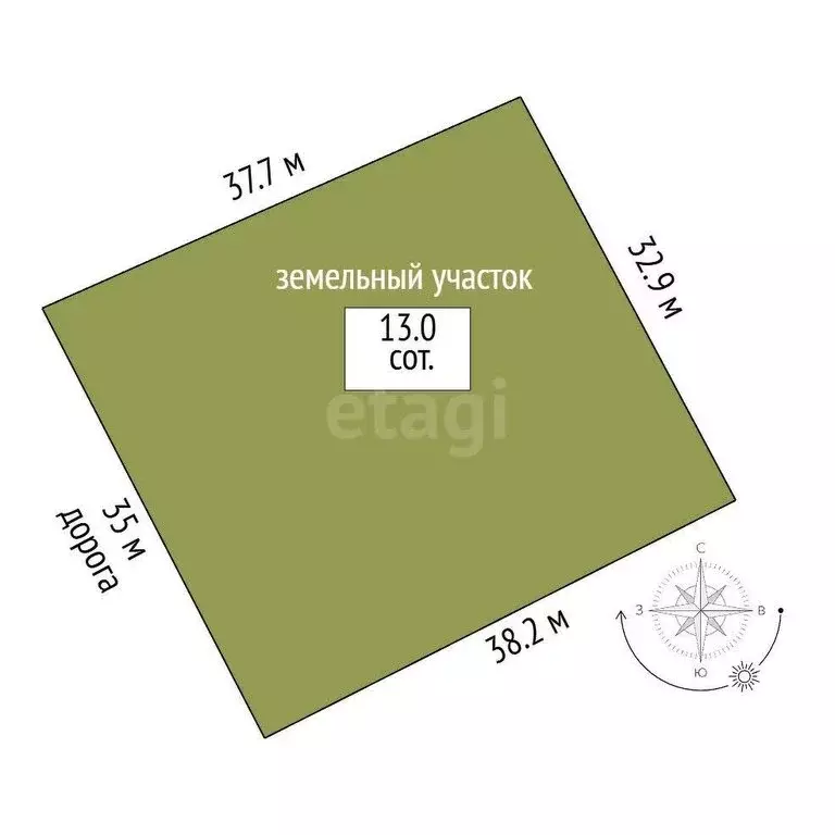 Дом в Куеда, Садовая улица (42 м) - Фото 2