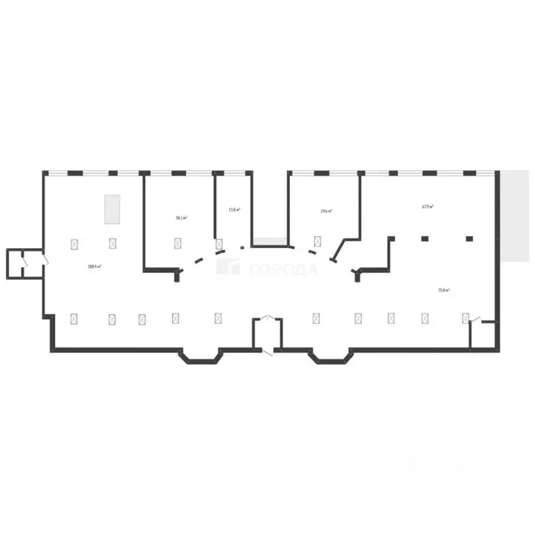 Торговая площадь в Кемеровская область, Новокузнецк ул. Кирова, 88 ... - Фото 2