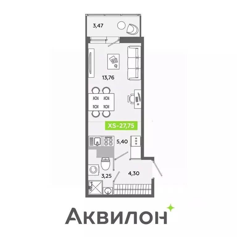 Студия Ленинградская область, Всеволожский район, Заневское городское ... - Фото 0