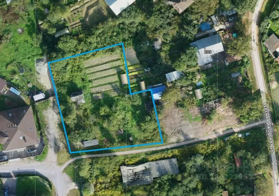 Участок в Санкт-Петербург пос. Усть-Ижора, Верхняя Ижорская ул., 5 ... - Фото 1