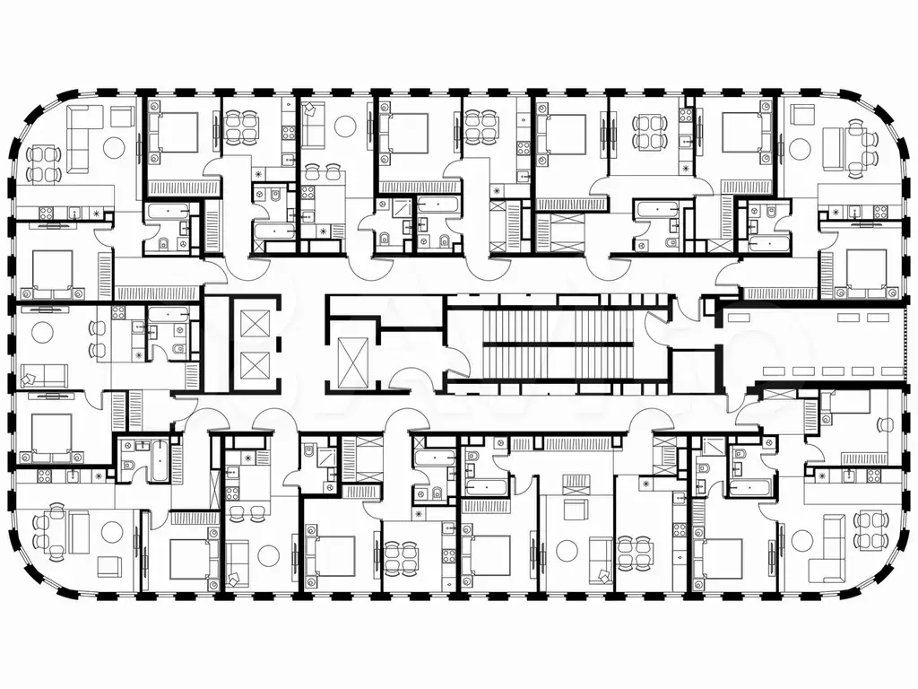 Квартира-студия, 22,6 м, 21/29 эт. - Фото 1