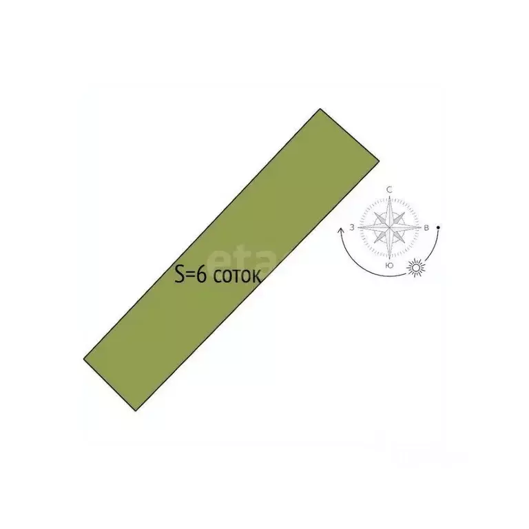 Участок в Новосибирская область, с. Новолуговое Мостовая ул. (6.0 ... - Фото 2