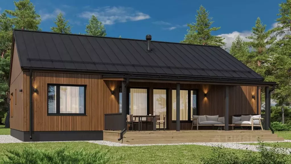 Дом в Ленинградская область, Всеволожский район, Агалатовское с/пос, ... - Фото 1