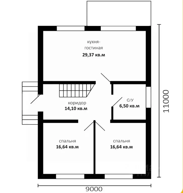 Дом в Крым, Симферопольский район, с. Трудовое ул. Зеленая (160 м) - Фото 1
